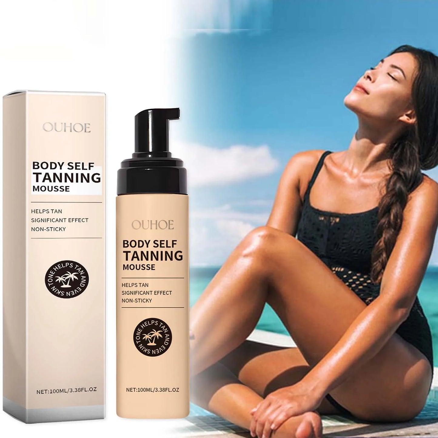 Body Self Tanning Mousse Tan Bronze
