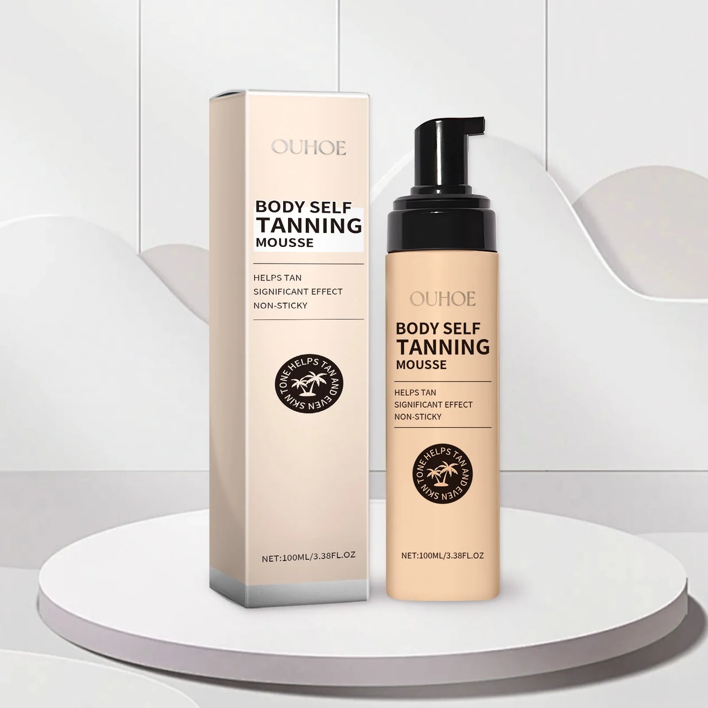 Body Self Tanning Mousse Tan Bronze