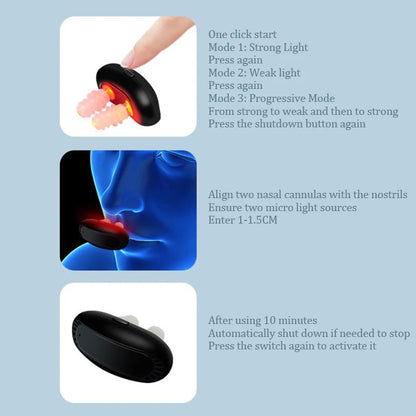 Laser Itchy Nose Relief Soothing Device