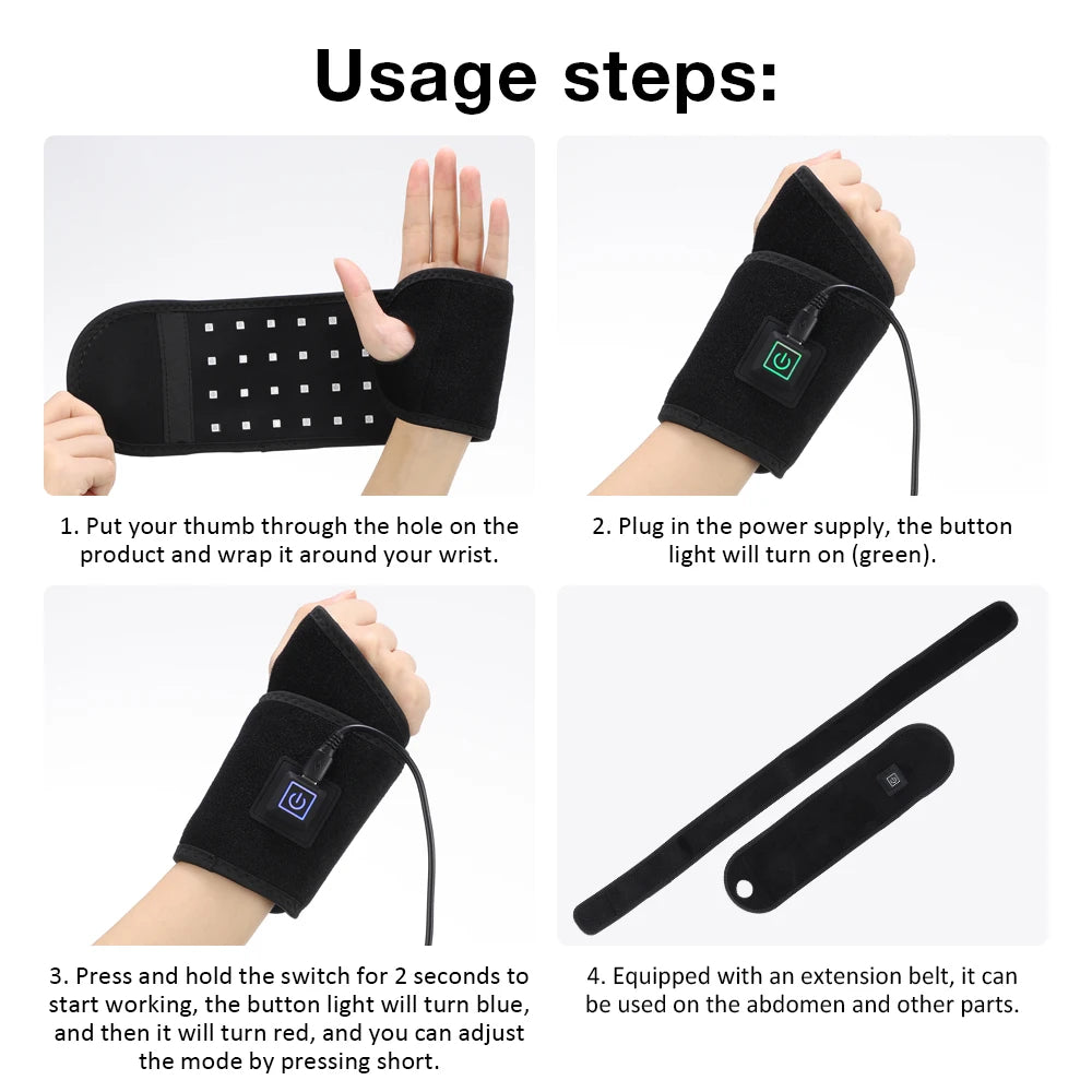 Red Light Heating Wrist Protector