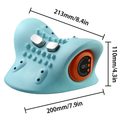 Electric Cervical Neck Stretcher Massage Pillow