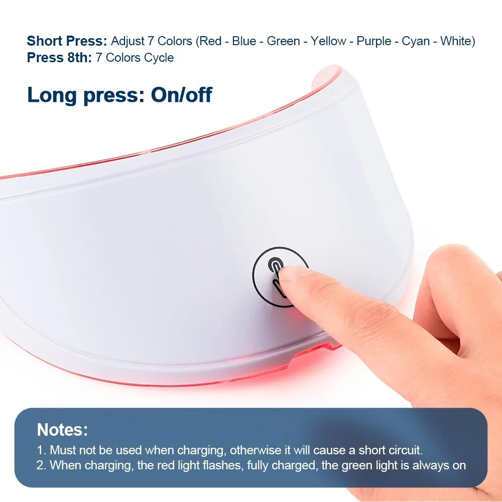 7 Colors Led Facial Mask