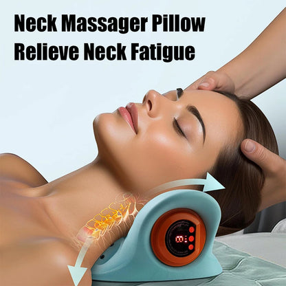 Electric Cervical Neck Stretcher Massage Pillow