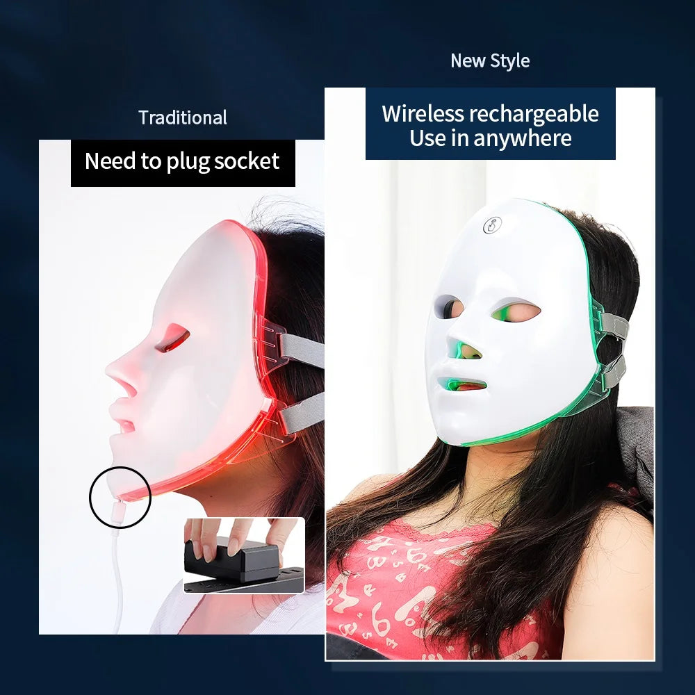 7 Colors Led Facial Mask