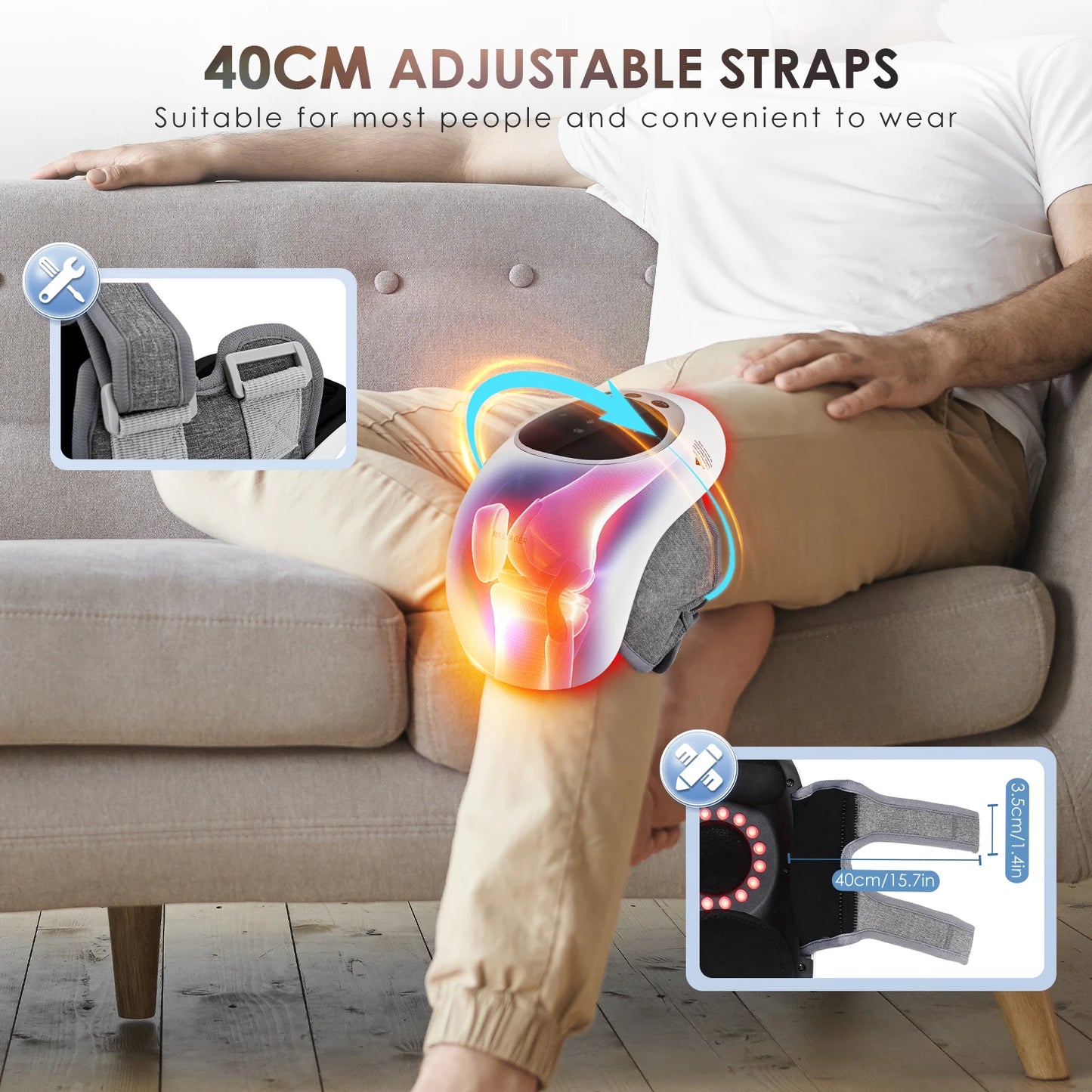 Multifunctional Smart Cordless Knee Massager