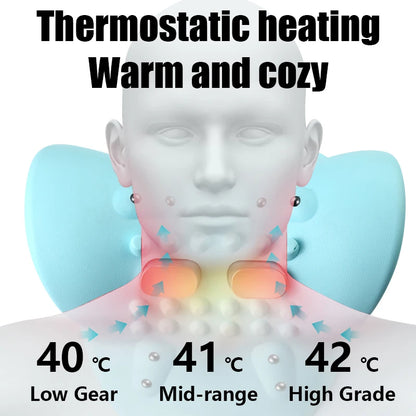 Electric Cervical Neck Stretcher Massage Pillow