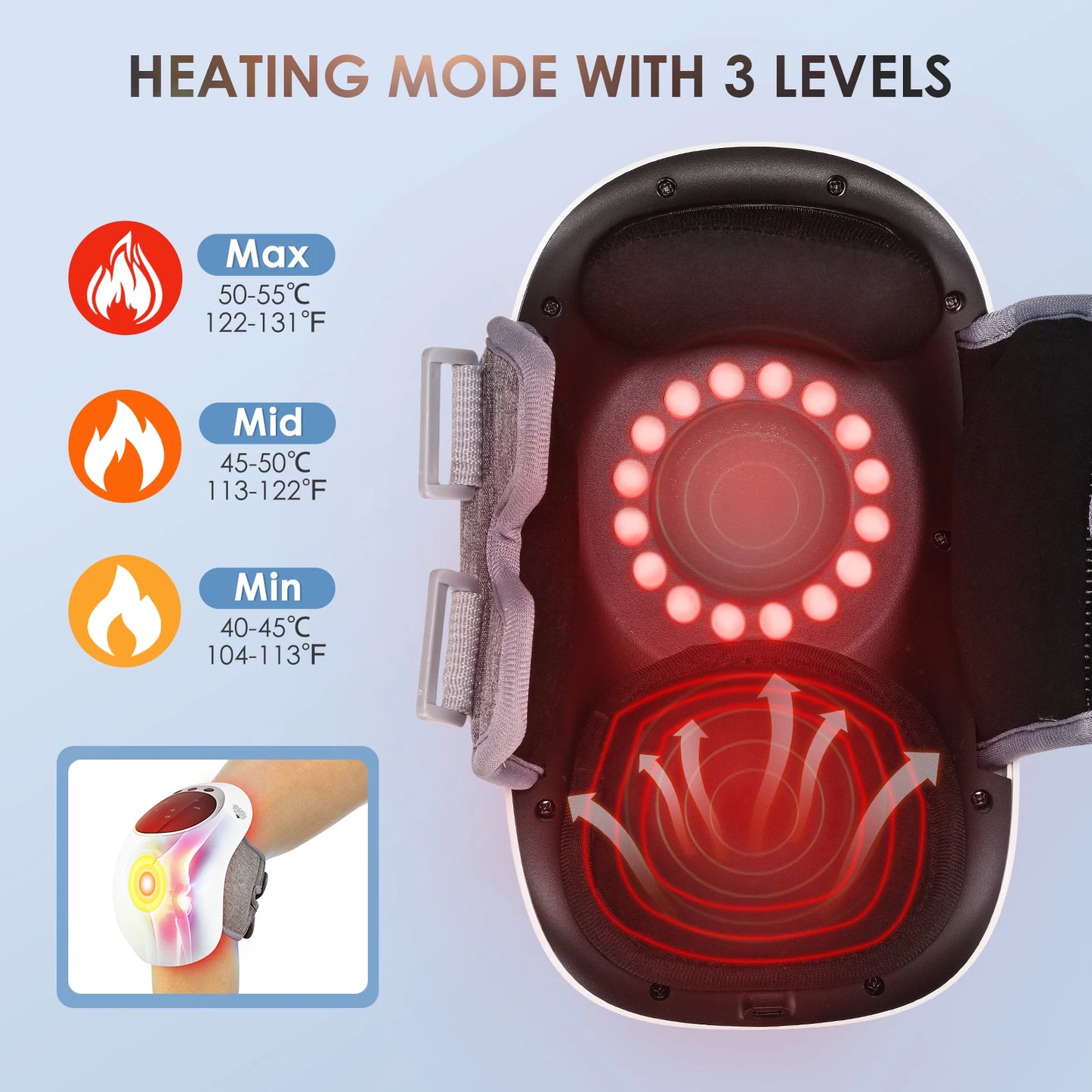 Multifunctional Smart Cordless Knee Massager