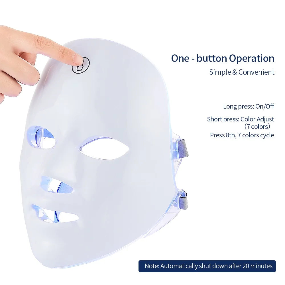 7 Colors Led Facial Mask