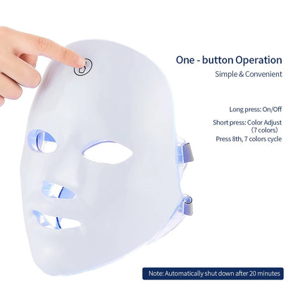7 Colors Led Facial Mask