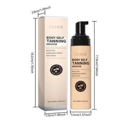 Body Self Tanning Mousse Tan Bronze